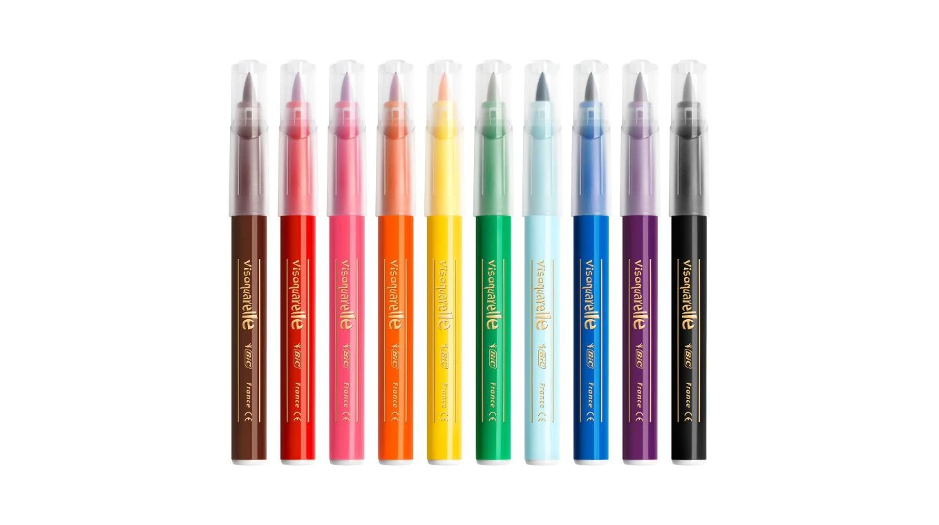 BIC Kid Visaquarelle 4.5 mm, 10 Farben