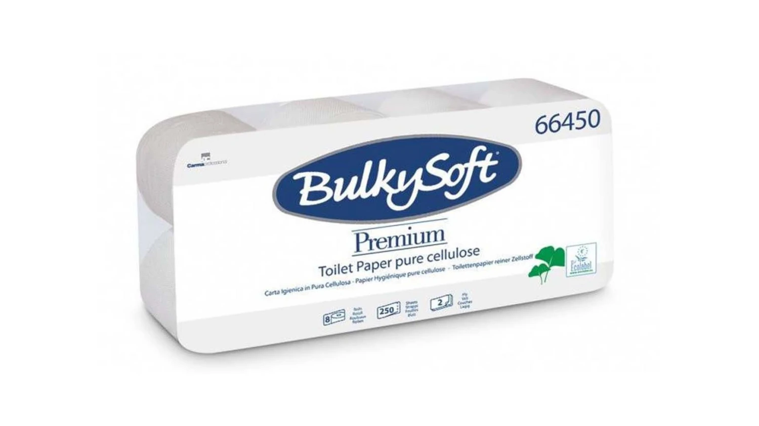 BULKYSOFT WC-Papier 2-lagig, 8 Rollen