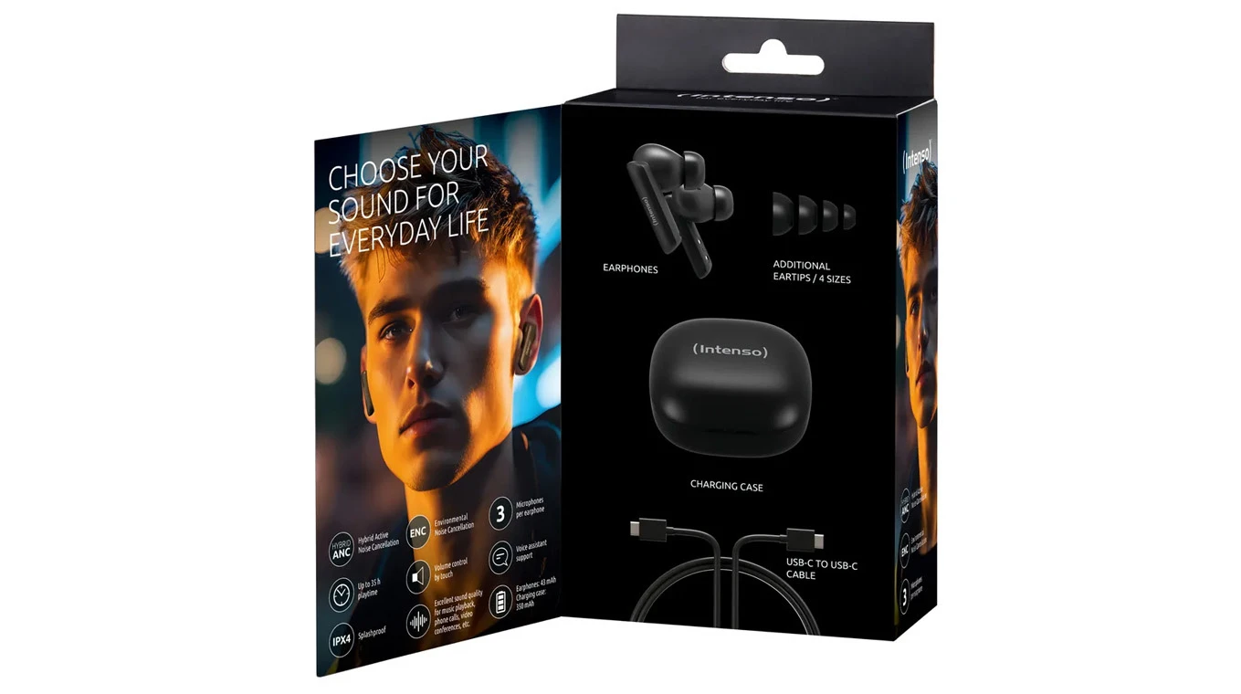 INTENSO Buds Pro Wirel. Earphones 3720500 T500AE