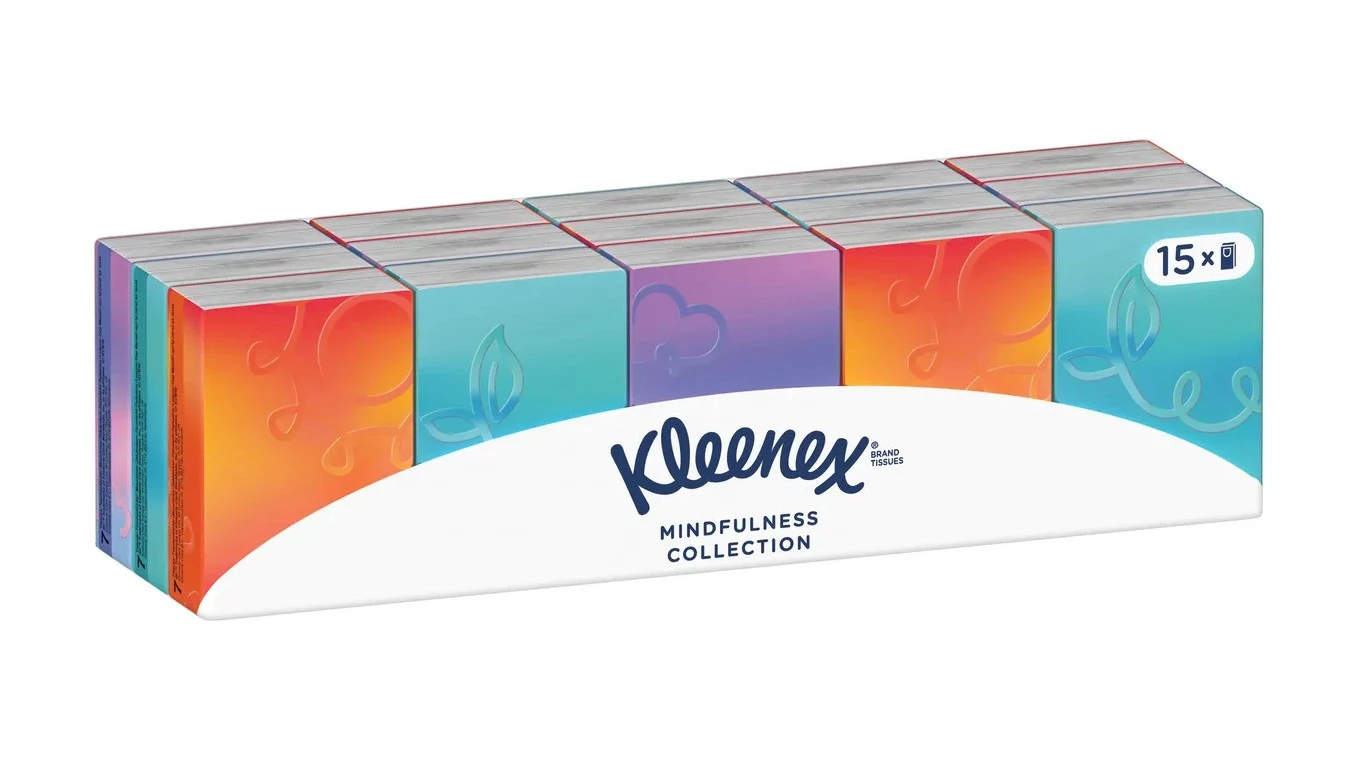KLEENEX Taschentücher Collection Mini 3-lagig, 15 Pack