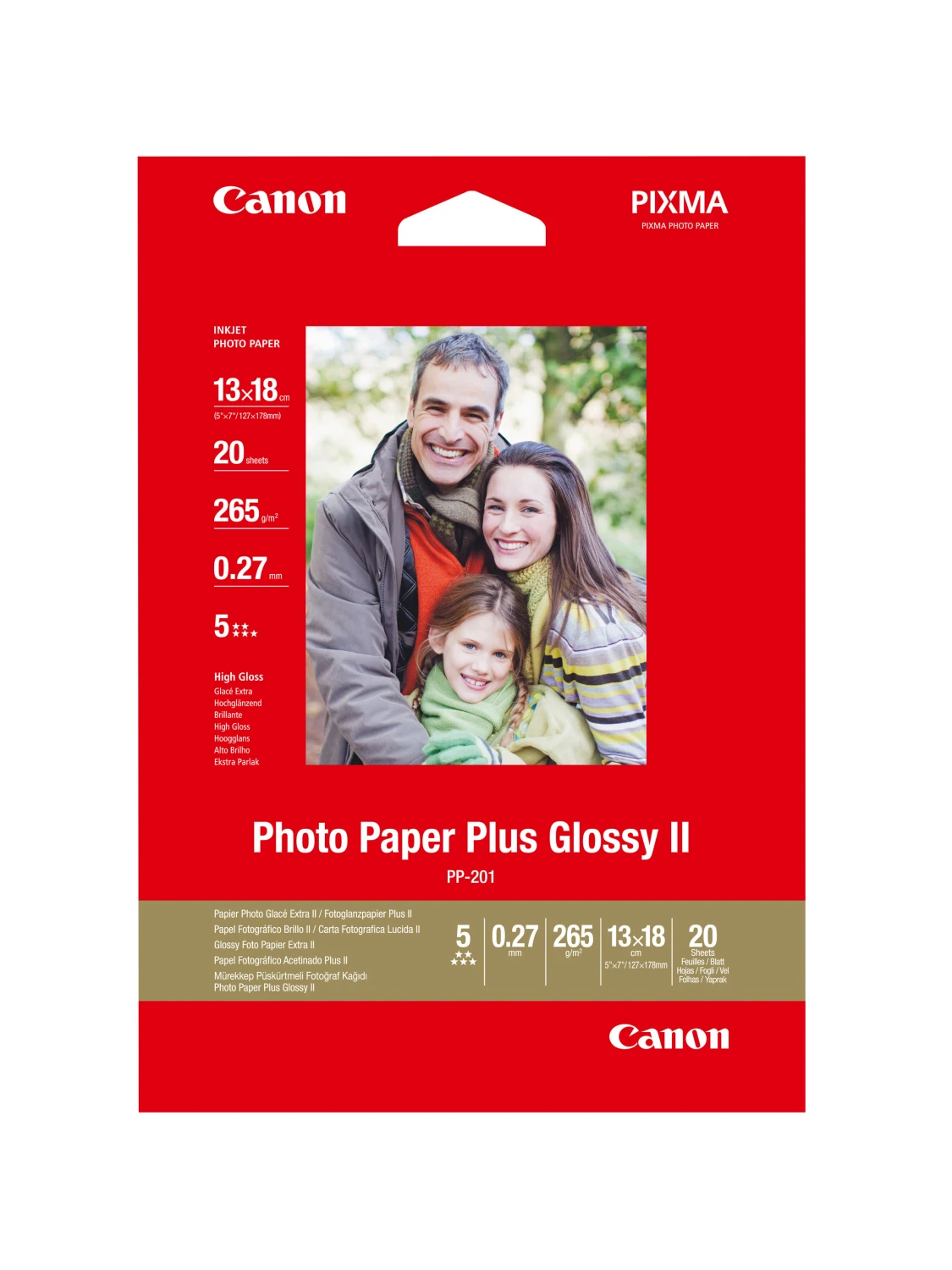 CANON 2311B018 Fotopapier 13 x18 cm, 260 g/m2