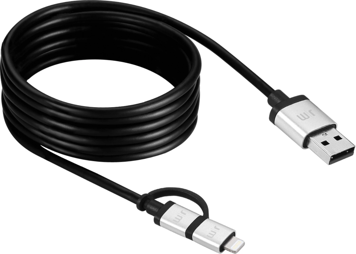 Just Mobile AluCable Duo Lightning & Micro-USB Kabel
