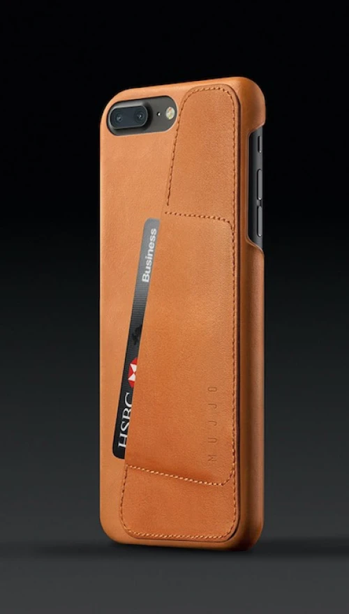 Mujjo Leather Wallet Case Phone 7 Plus & 8 Plus