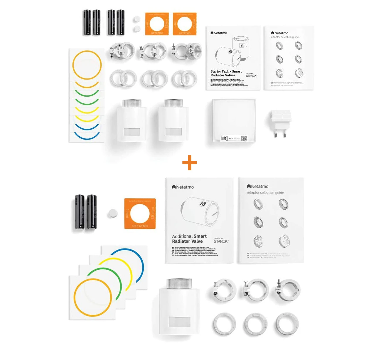 Netatmo 3x Smarte Heizkörperthermostate + Hub