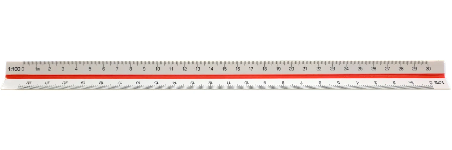 LINEX Dreikantmassstab 30 cm (95400L)