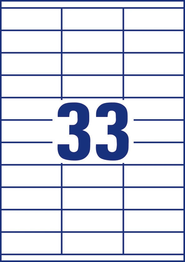 AVERY ZWECKFORM 3421 Etiketten, 70 x 25.4 mm, 100 Blatt