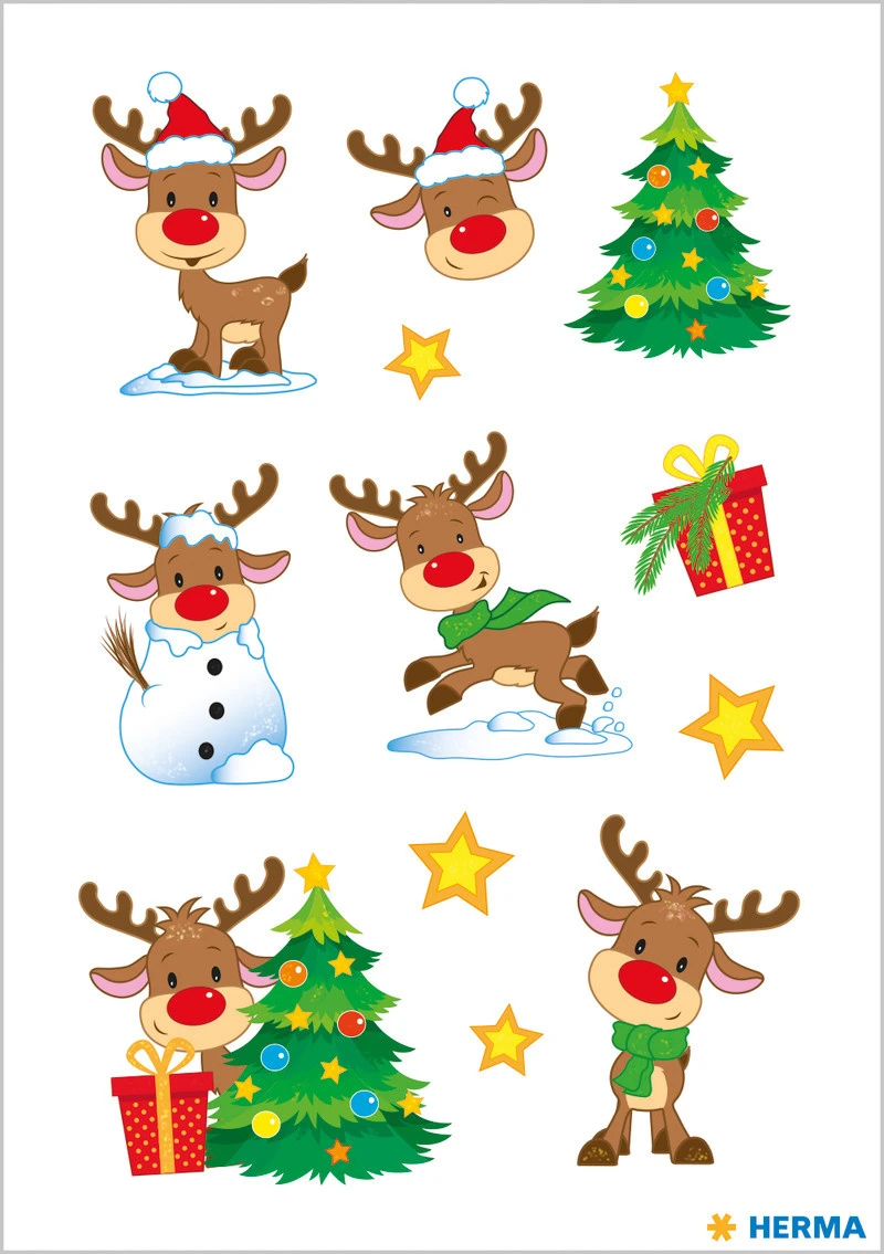 HERMA Sticker Weihnachten - 24 Stk.