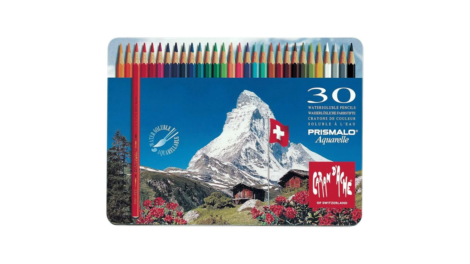CARAN D'ACHE Farbstifte Prismalo 3 mm - 30 Stk.