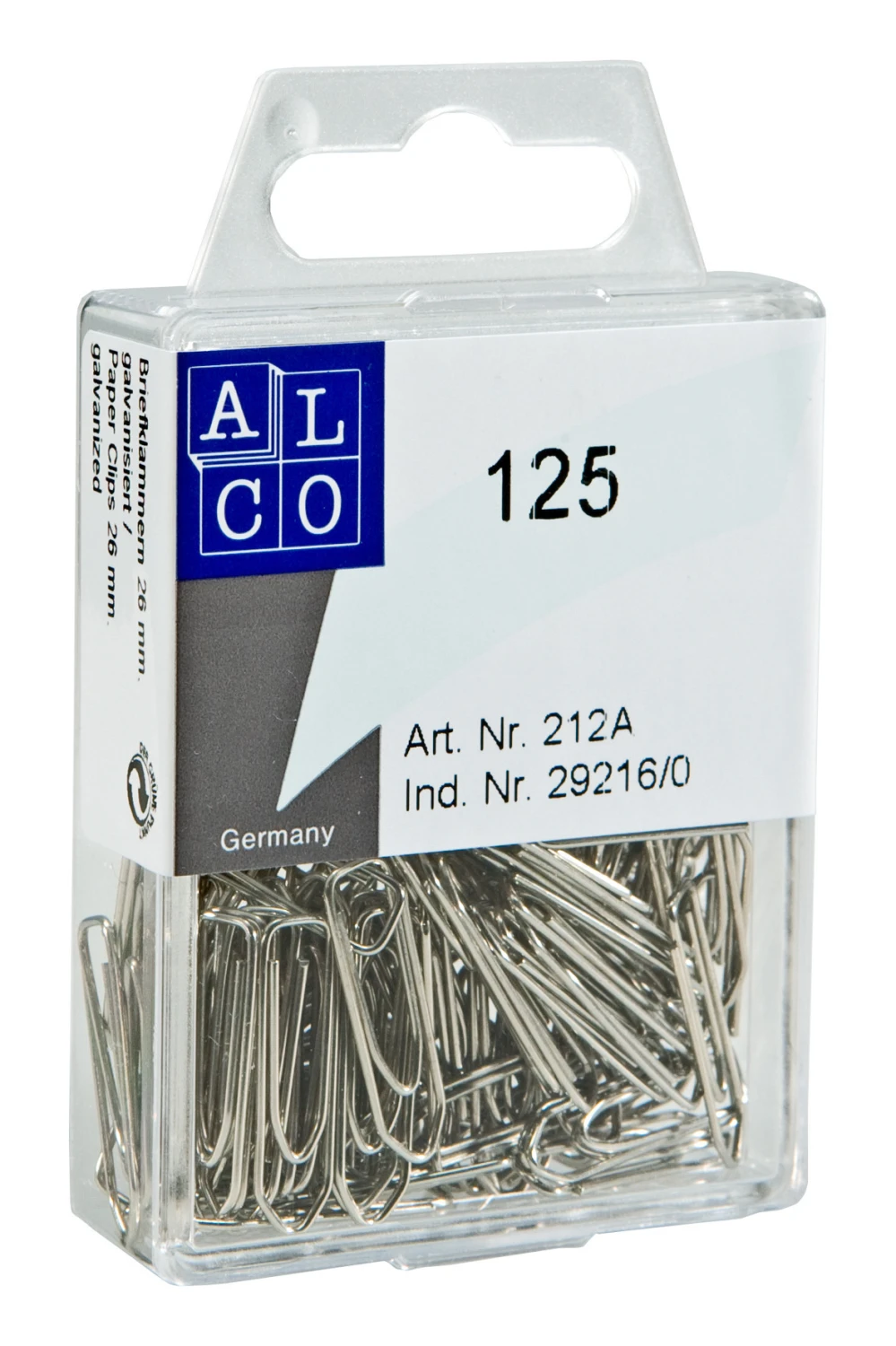 ALCO Büroklammern 26 mm - 125 Stück