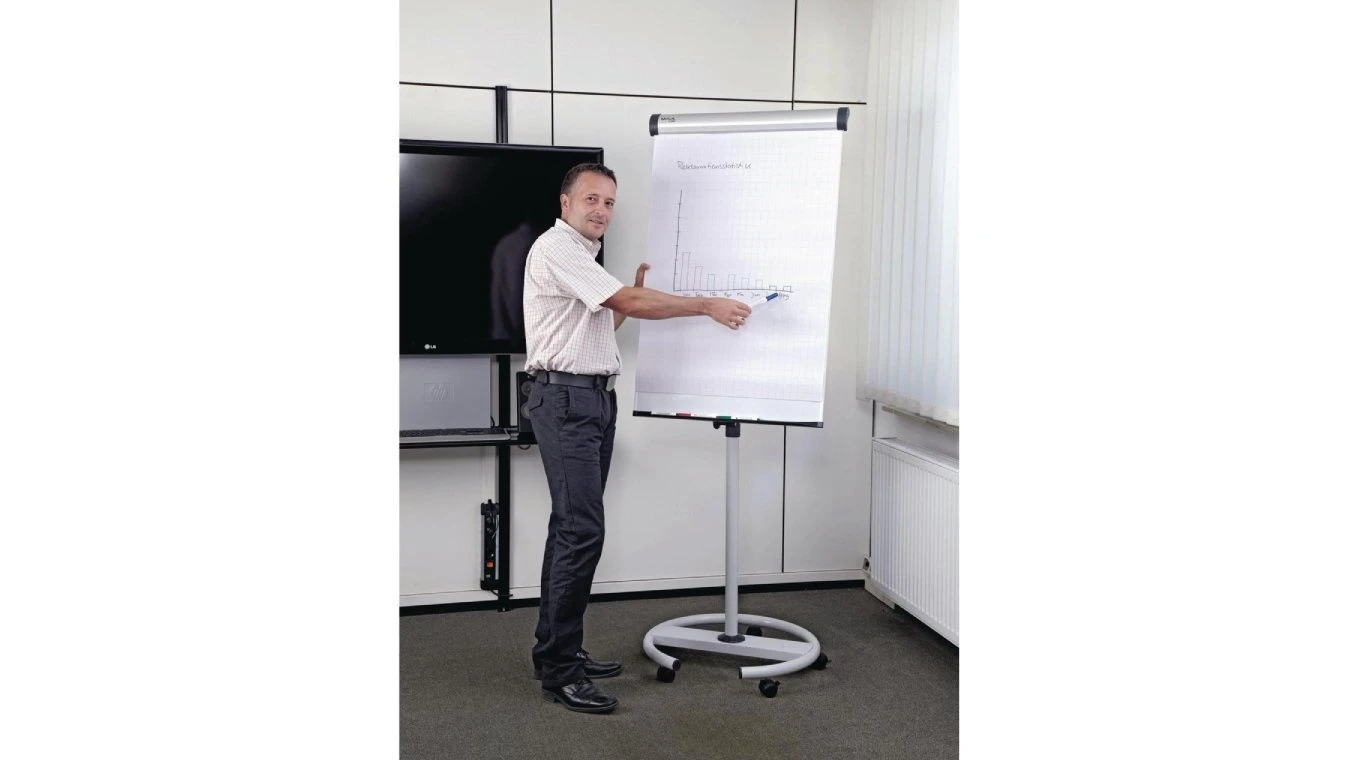 MAUL Flipchart solid mobil mit 2 Armen