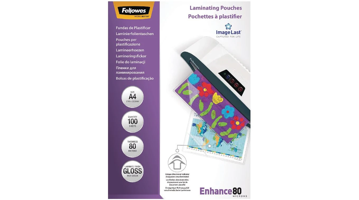 FELLOWES Enhance 80 Laminieroflien A4, 80my