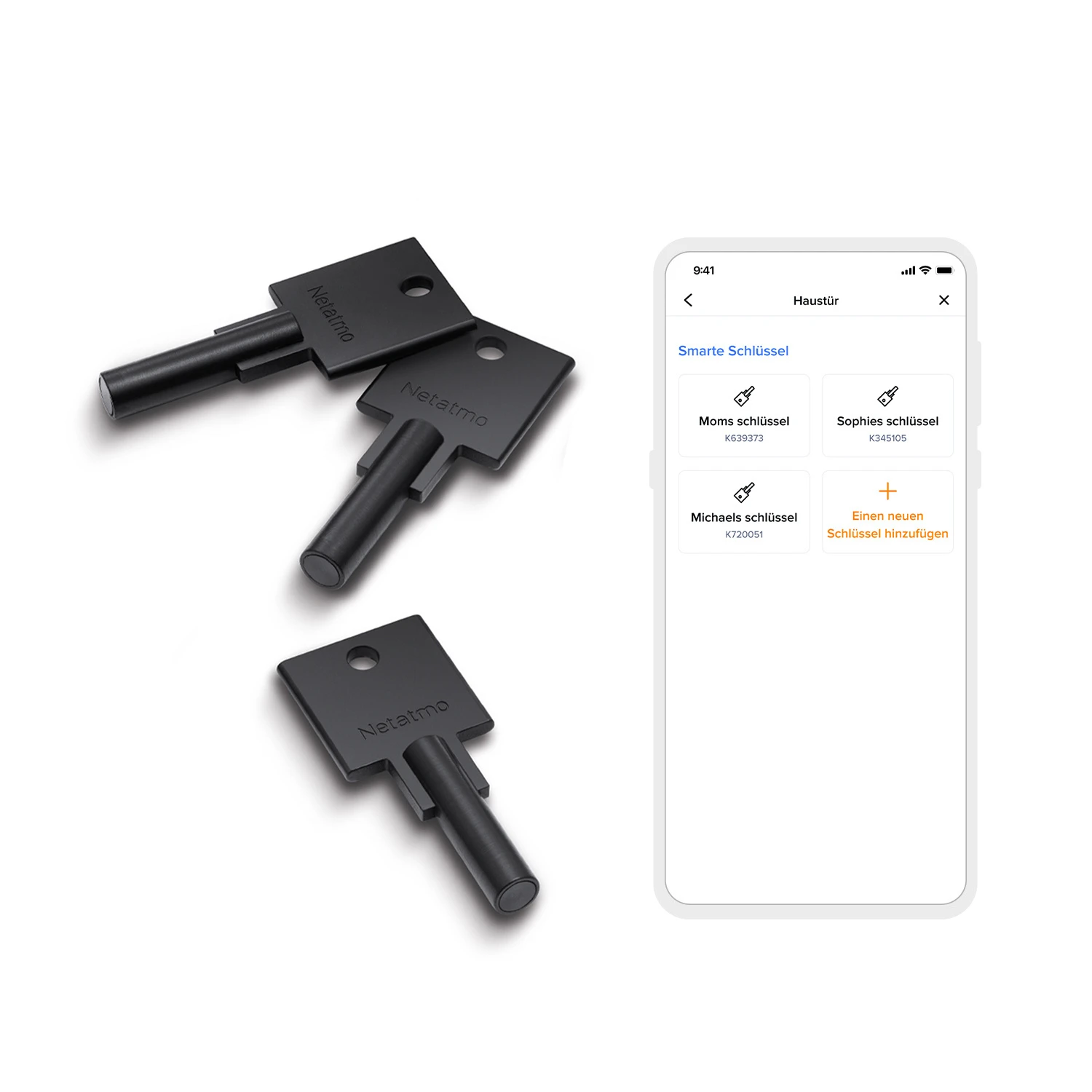 Netatmo Smarte Schlüssel (3er-Pack)