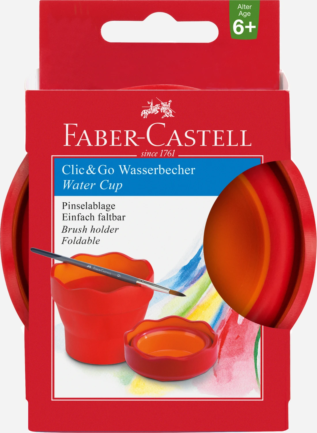 FABER-CASTELL Wasserbecher CLIC & GO