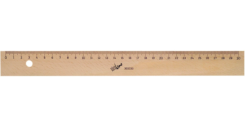 BÜROLINE Holzmassstab 30cm