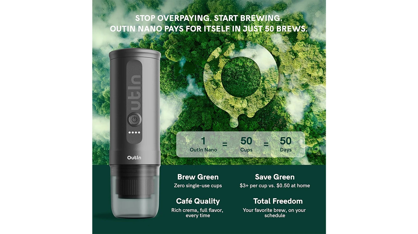 OUTIN Nano Tragbare Espressomaschine